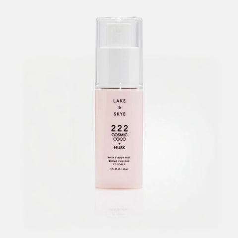 222 Cosmic Coco + Musk Hair & Body Mini Mist – Lake and Skye