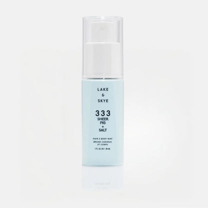 333 Sheer Fig + Salt Hair & Body Mini Mist