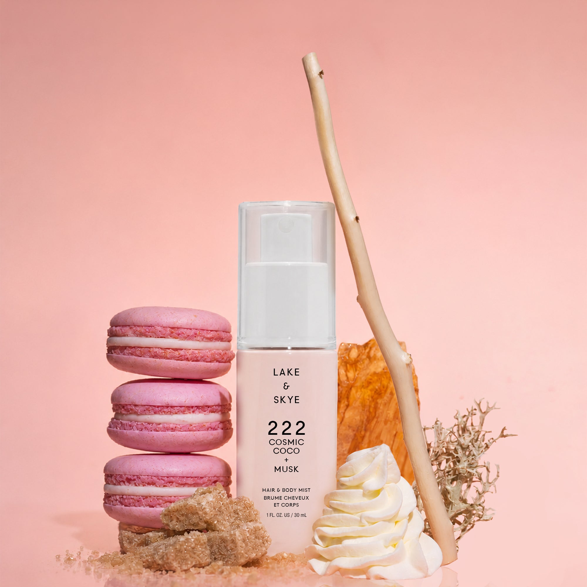 222 Cosmic Coco + Musk Hair & Body Mini Mist – Lake and Skye