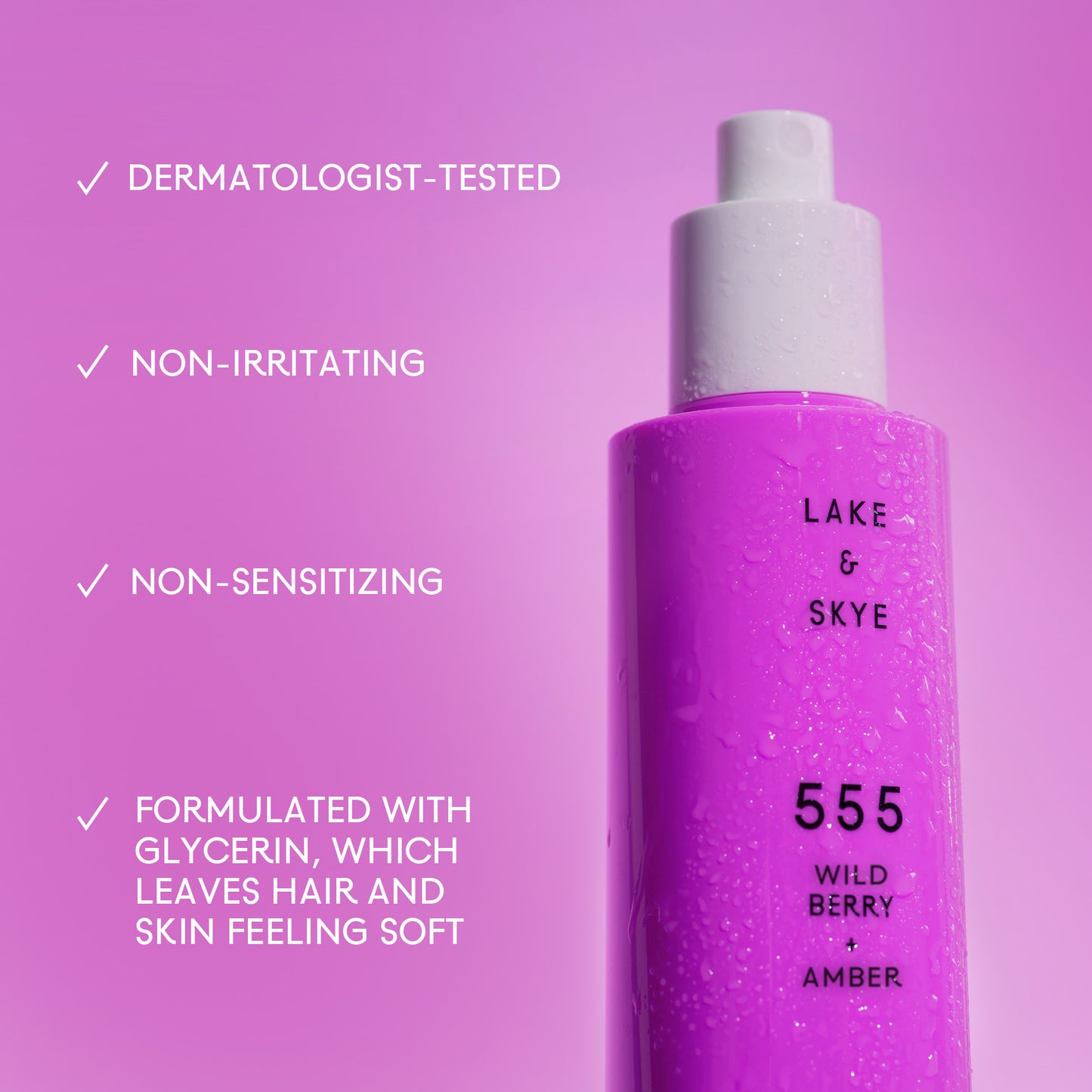 555 Wild Berry + Amber Hair & Body Mist