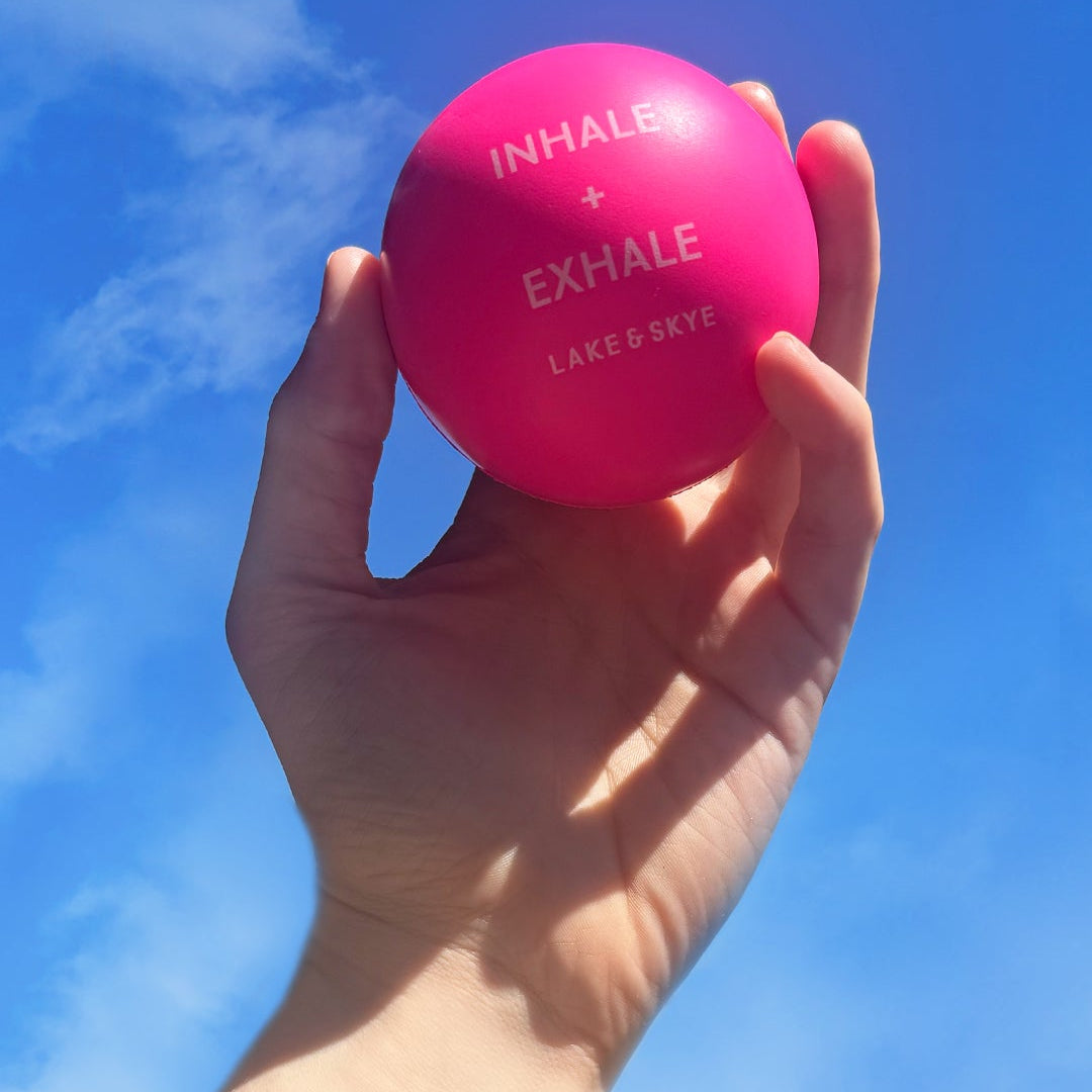 'Inhale + Exhale' Stress Ball